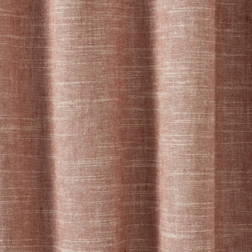 Pottery Barn Emery Linen Blackout Curtain 50x96 in Brick #1